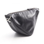 Prada Shoulder Bag Triangle Black Leather — view 2