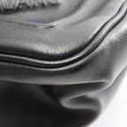 Prada Shoulder Bag Triangle Black Leather — view 5