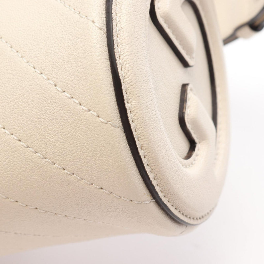 Gucci Shoulder Bag Blondie Ivory Leather D Mini — view 6