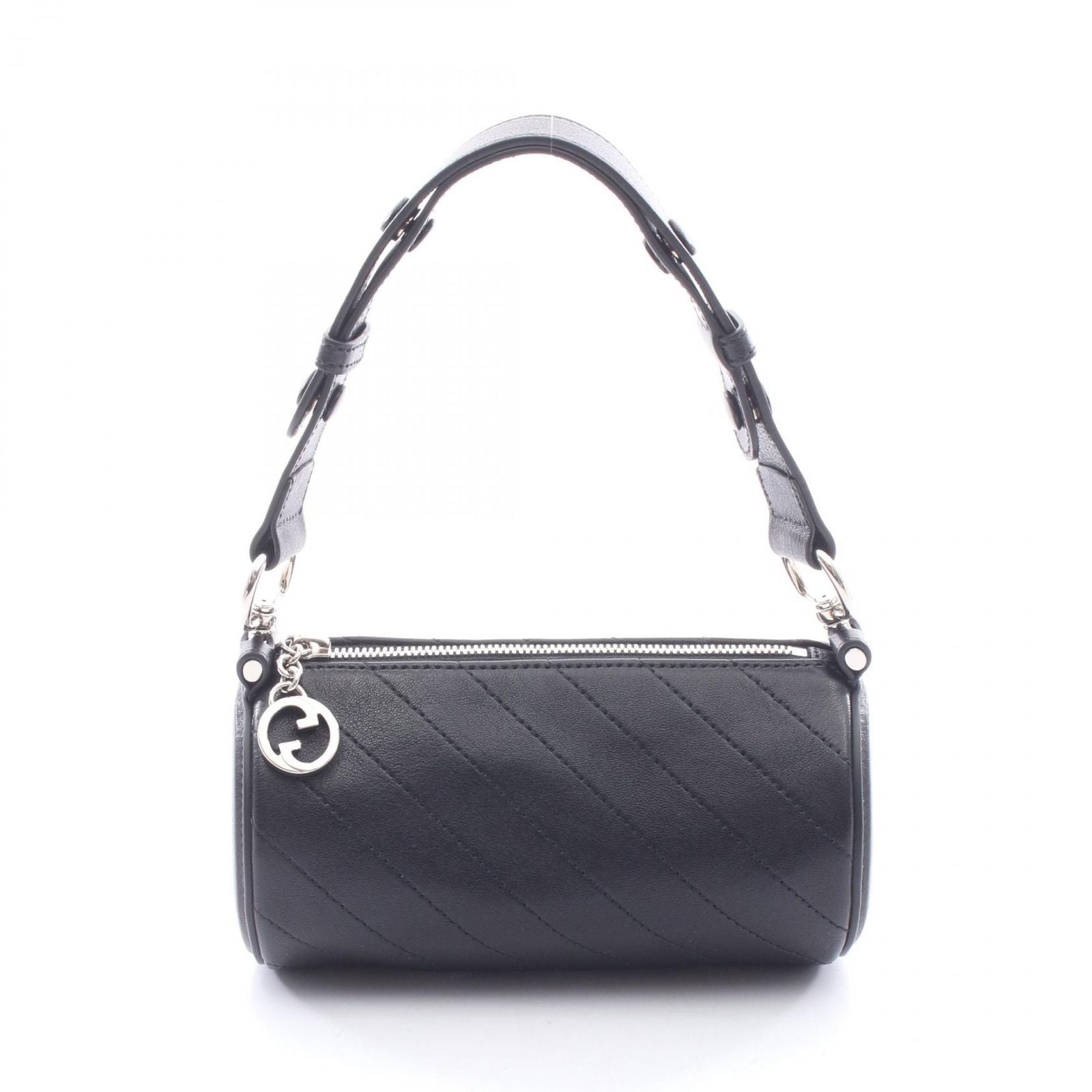 Gucci Shoulder Bag Blondie Black Leather Di Mini