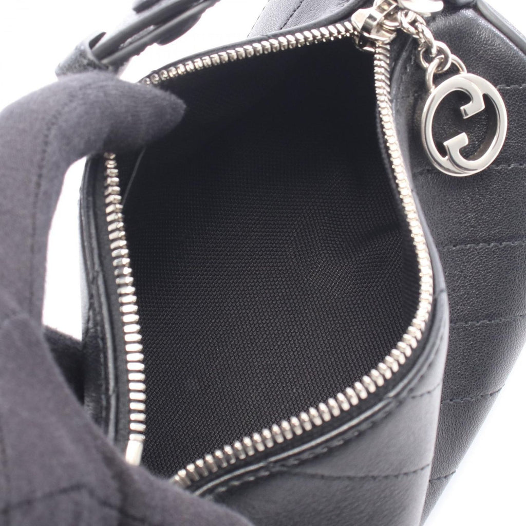 Gucci Shoulder Bag Blondie Black Leather Di Mini — view 3