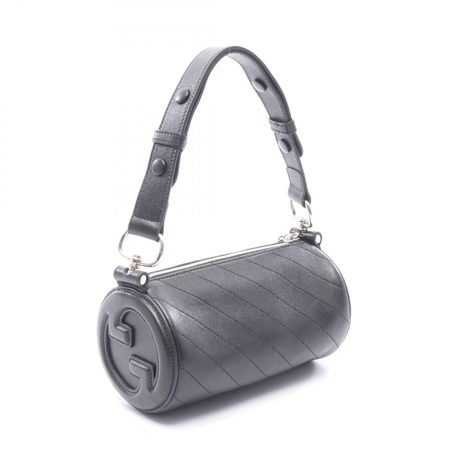 Gucci Shoulder Bag Blondie Black Leather Di Mini — view 2