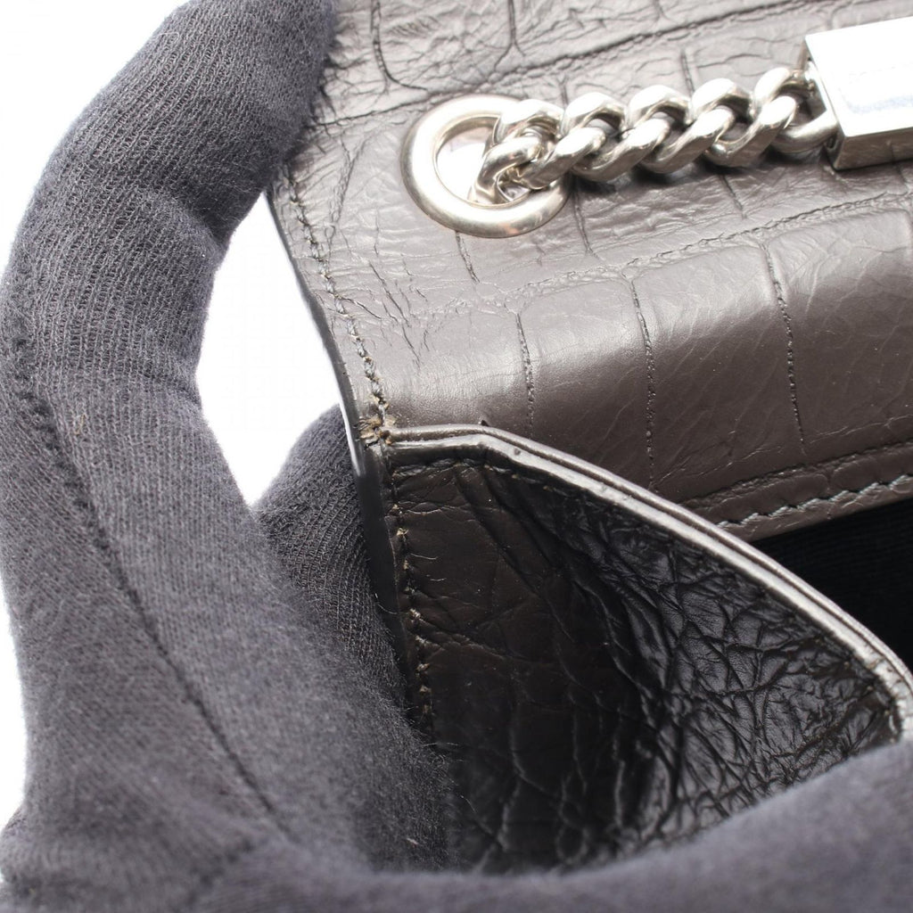 Saint Laurent Paris Shoulder Bag Kate Monogram Croco — view 5