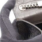 Saint Laurent Paris Shoulder Bag Kate Monogram Croco — view 5