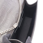 Saint Laurent Paris Shoulder Bag Kate Monogram Croco — view 3