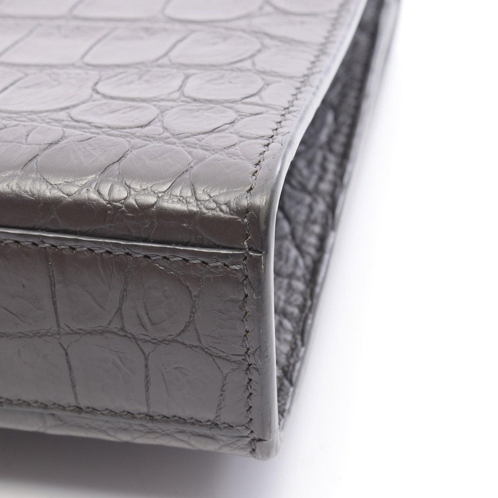 Saint Laurent Paris Shoulder Bag Kate Monogram Croco — view 7