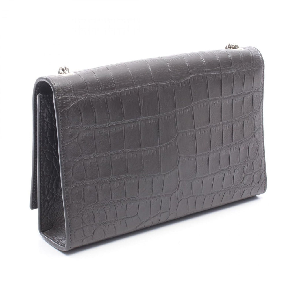 Saint Laurent Paris Shoulder Bag Kate Monogram Croco — view 2