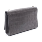 Saint Laurent Paris Shoulder Bag Kate Monogram Croco — view 2
