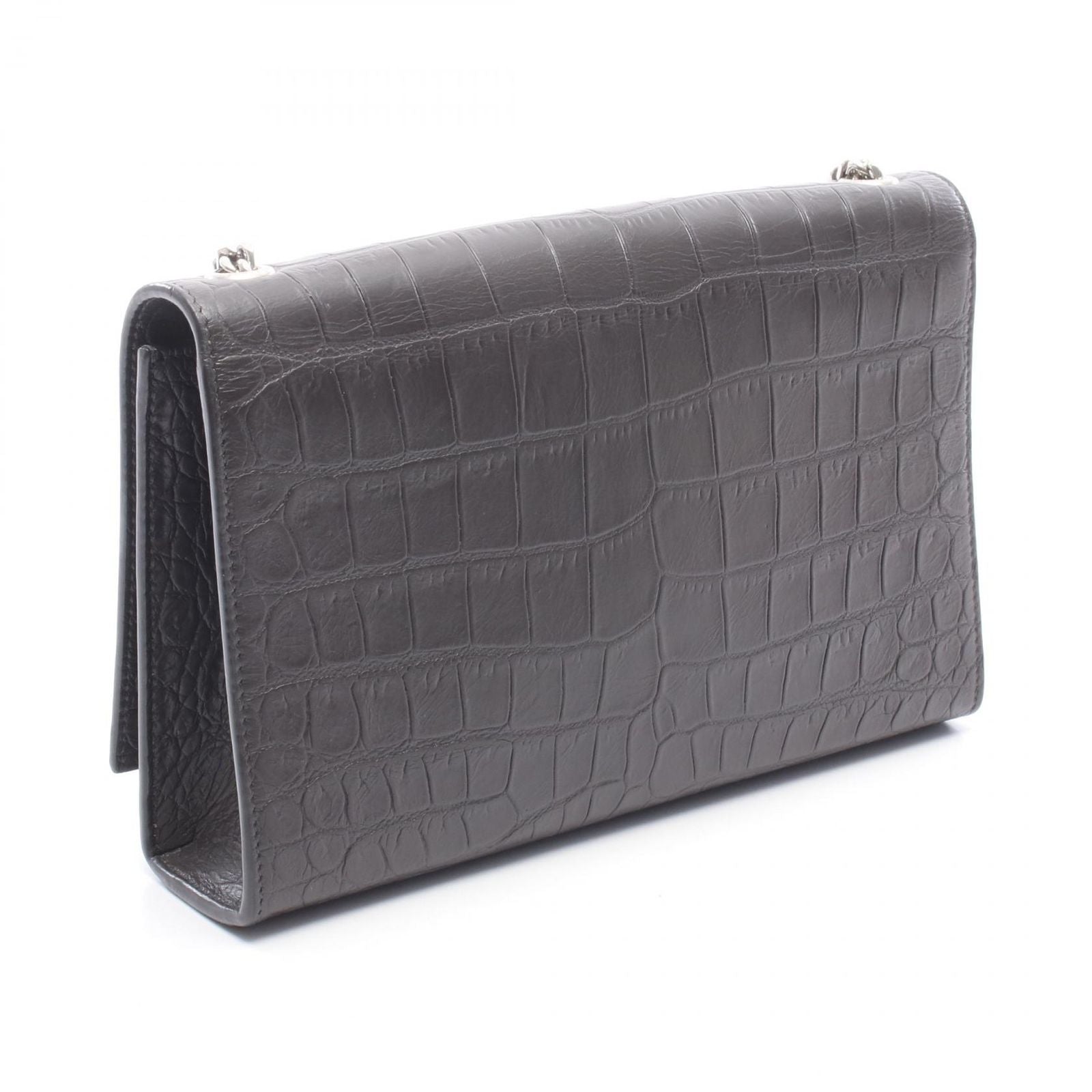 Saint Laurent Paris Shoulder Bag Kate Monogram Croco — view 2