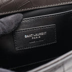 Saint Laurent Paris Shoulder Bag Kate Monogram Croco — view 4