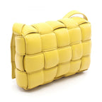 Bottega Veneta Shoulder Bag Padded Cassette Small Yellow Leather — view 2