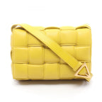 Bottega Veneta Shoulder Bag Padded Cassette Small Yellow Leather