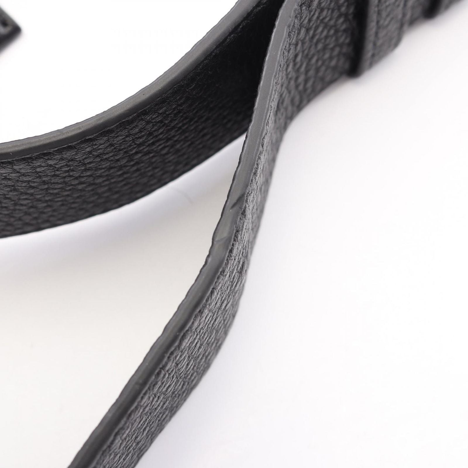 Prada Shoulder Bag Vitello Daino Triangle Black Leather — view 6