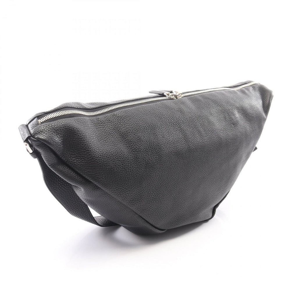 Prada Shoulder Bag Vitello Daino Triangle Black Leather — view 2