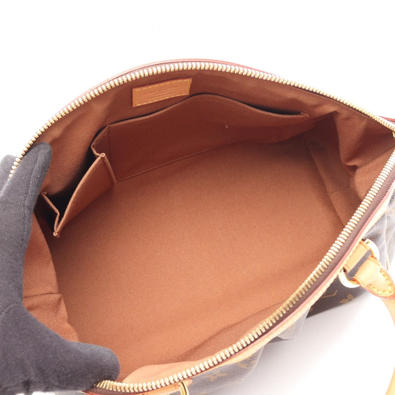 Louis Vuitton Tivoli PM Monogram Canvas Leather Handbag — view 3