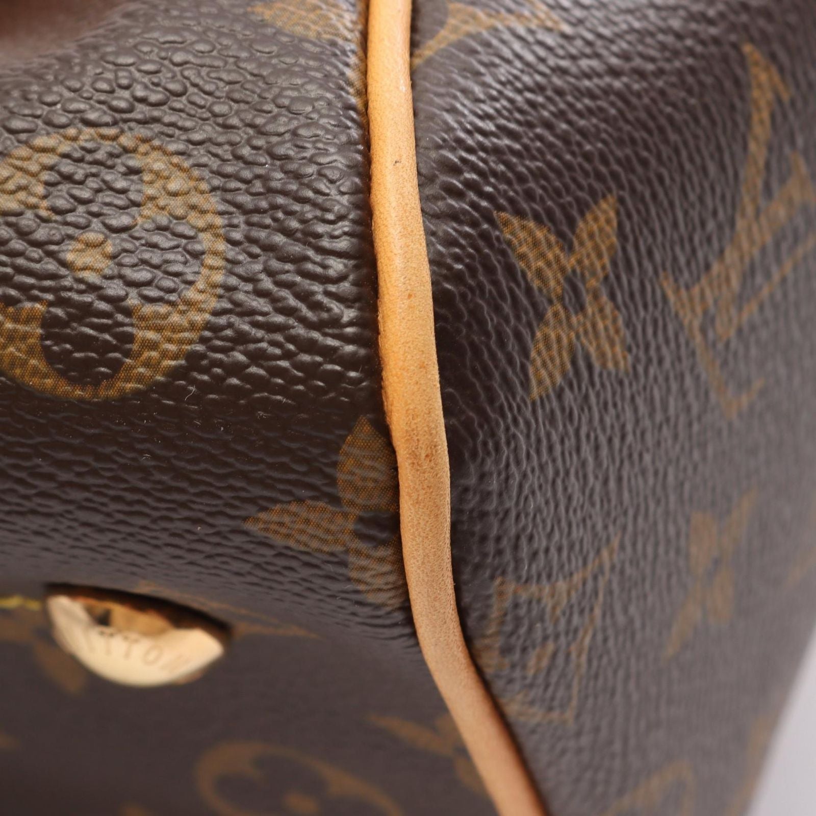 Louis Vuitton Tivoli PM Monogram Canvas Leather Handbag — view 6