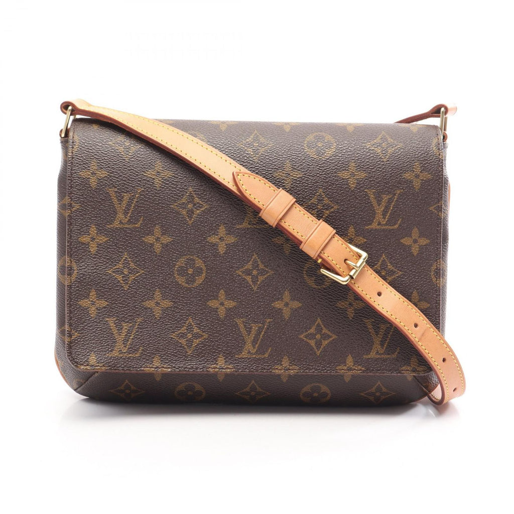 Louis Vuitton Shoulder Bag Musette Tango Short Strap Monogram Canvas Leather