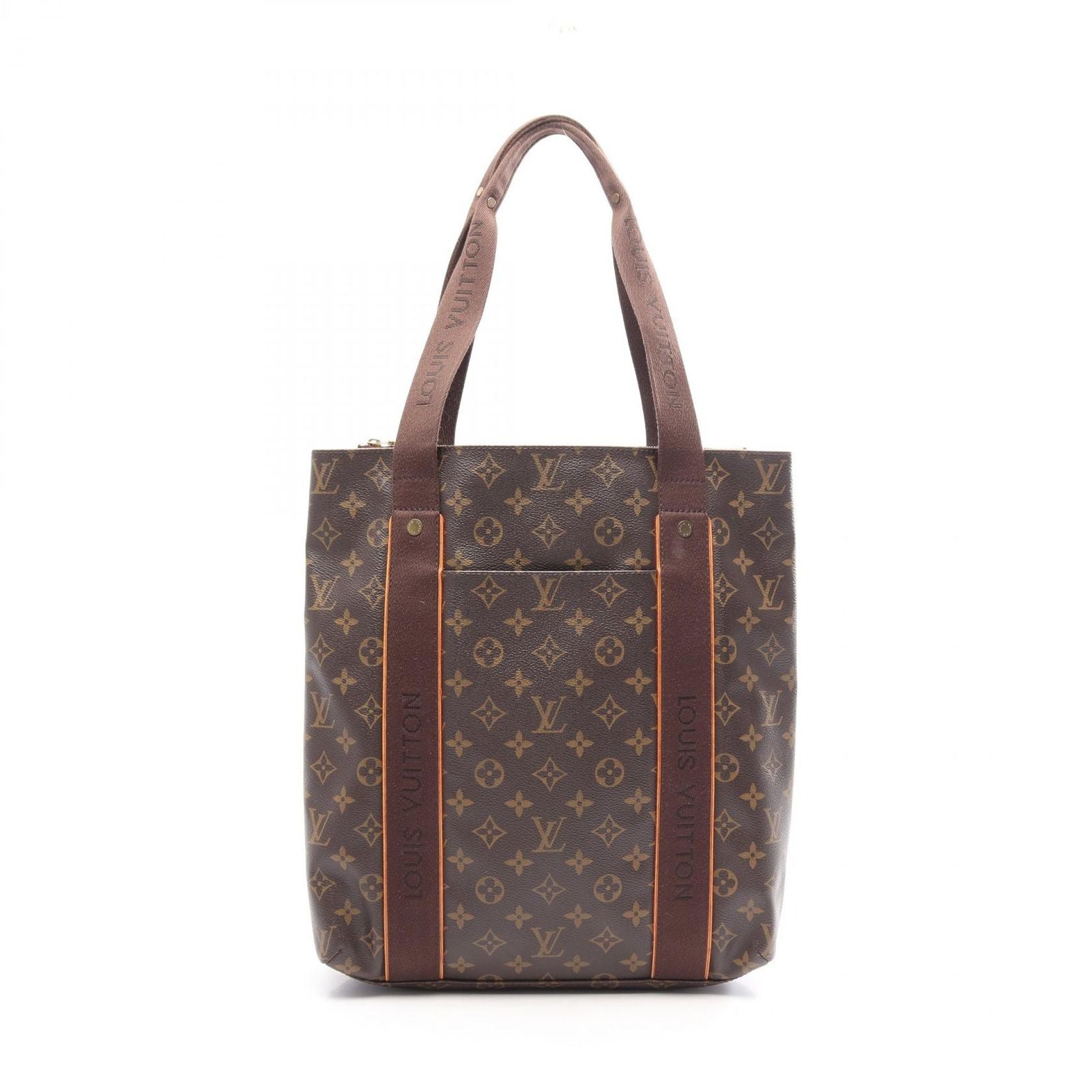 Louis Vuitton Tote Bag Cabas Beaubourg Monogram Canvas Leather