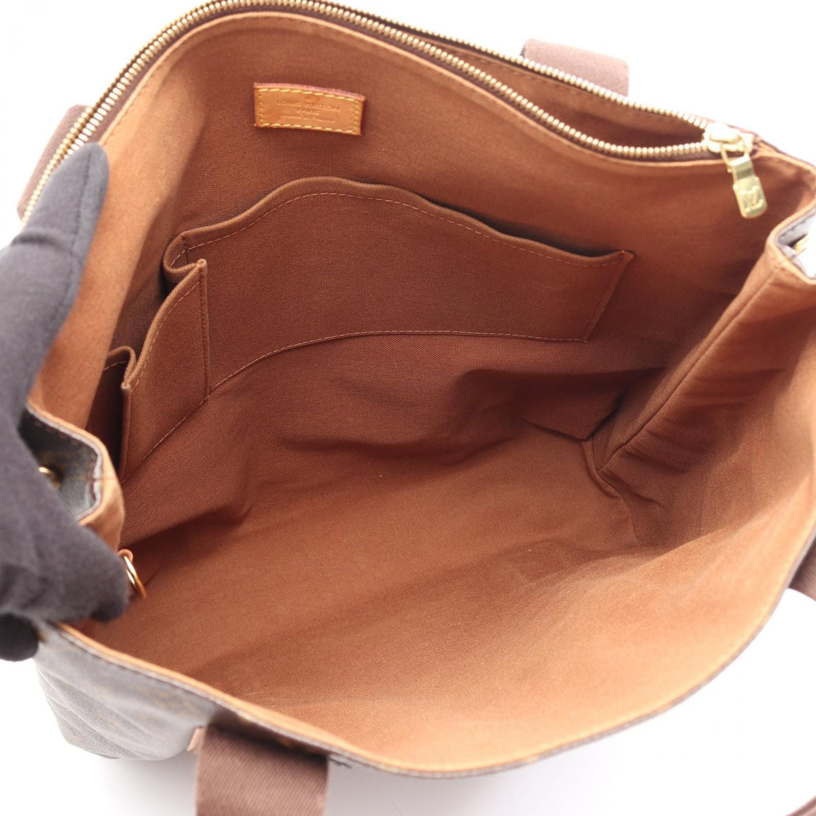 Louis Vuitton Tote Bag Cabas Beaubourg Monogram Canvas Leather — view 3