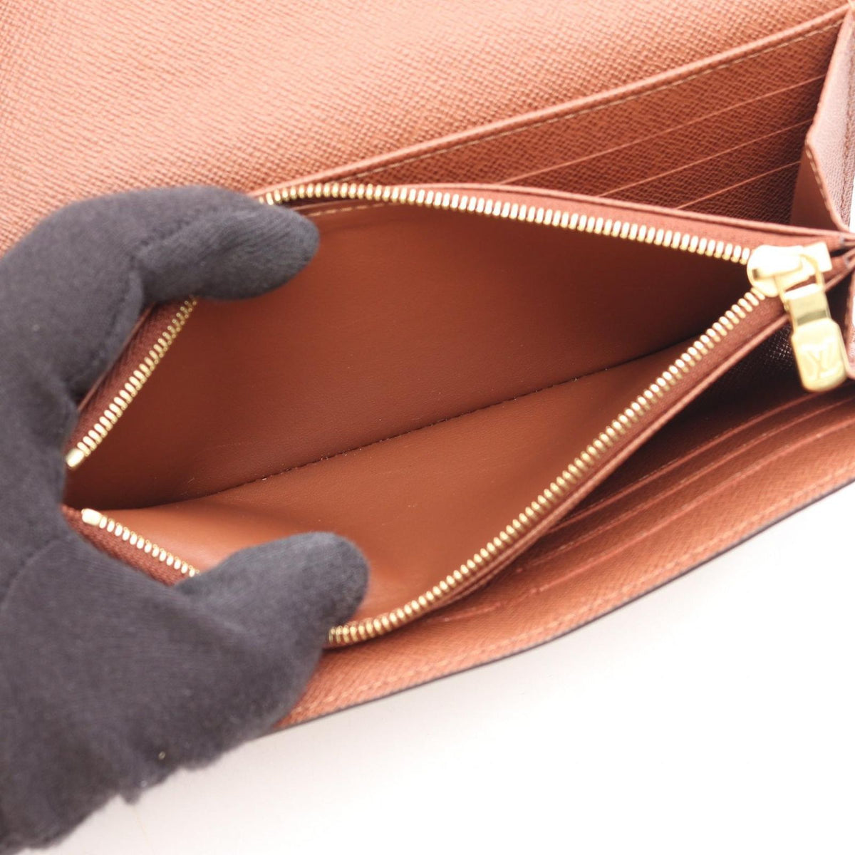 Louis Vuitton Bifold Wallet Portefeuille Sarah Monogram Canvas — view 4