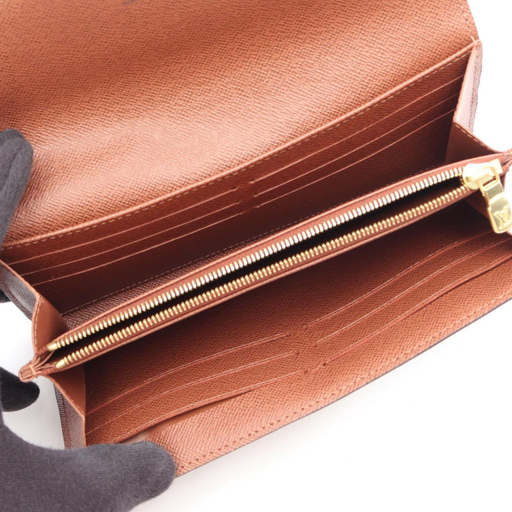 Louis Vuitton Bifold Wallet Portefeuille Sarah Monogram Canvas — view 3
