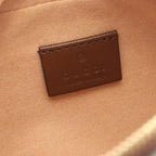 Gucci Shoulder Bag Interlocking GG Supreme Beige Brown Canvas Leather — view 4