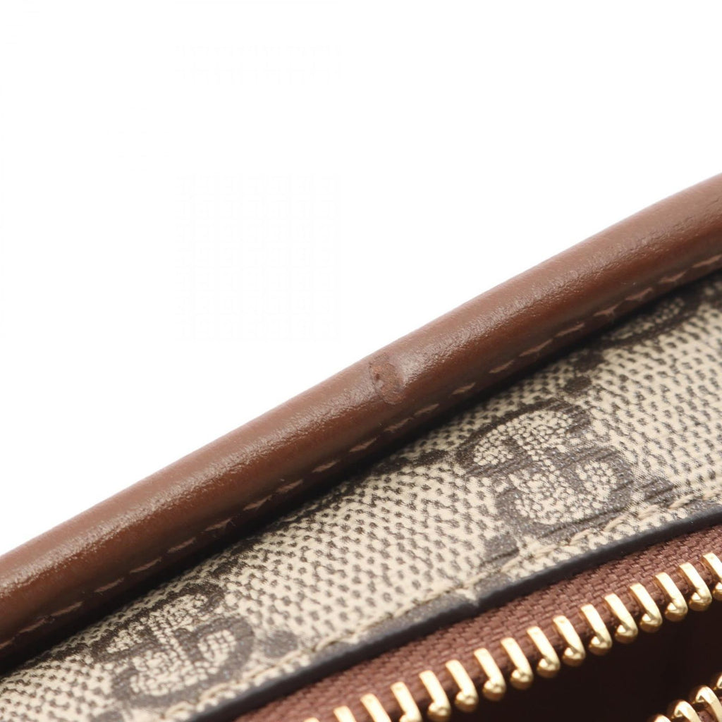 Gucci Shoulder Bag Interlocking GG Supreme Beige Brown Canvas Leather — view 6