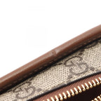 Gucci Shoulder Bag Interlocking GG Supreme Beige Brown Canvas Leather — view 6