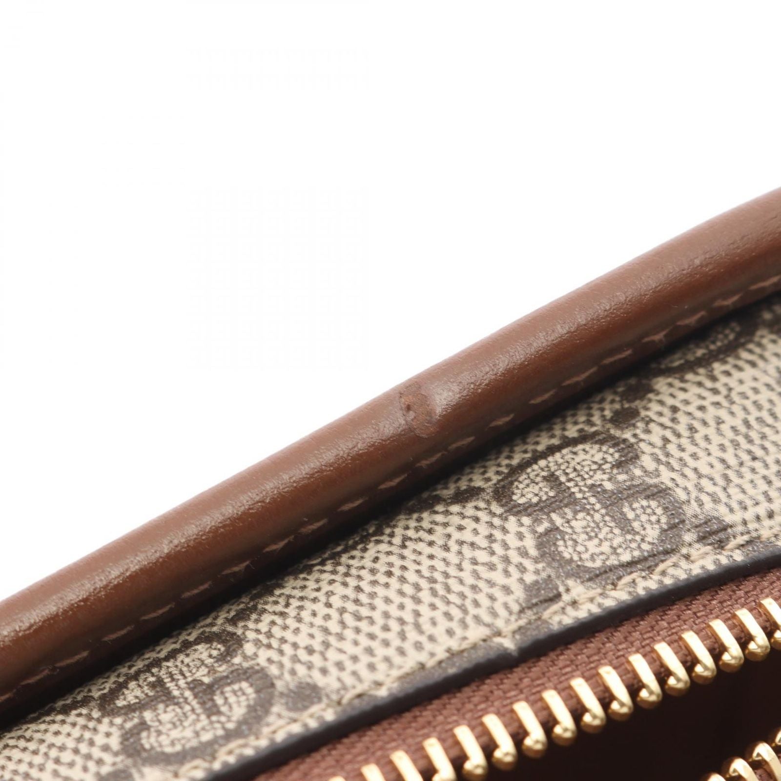 Gucci Shoulder Bag Interlocking GG Supreme Beige Brown Canvas Leather — view 6