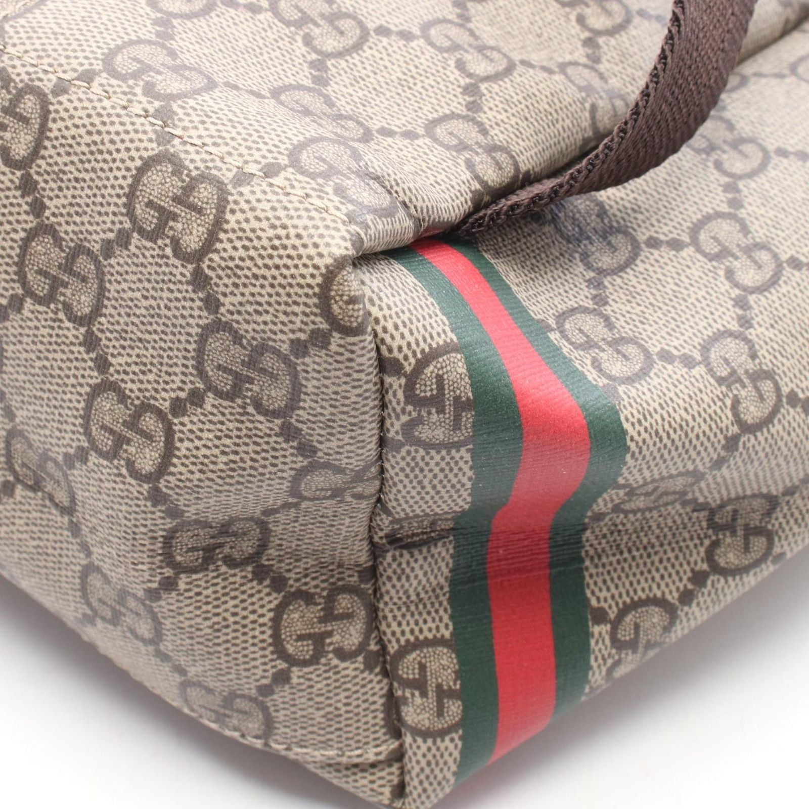 Gucci Backpack Children's GG Supreme Kim Seung Yeon Flower Print Beige Brown — view 6
