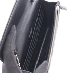 Saint Laurent Paris Shoulder Bag Monogram Envelope Black Leather Cassandra — view 3