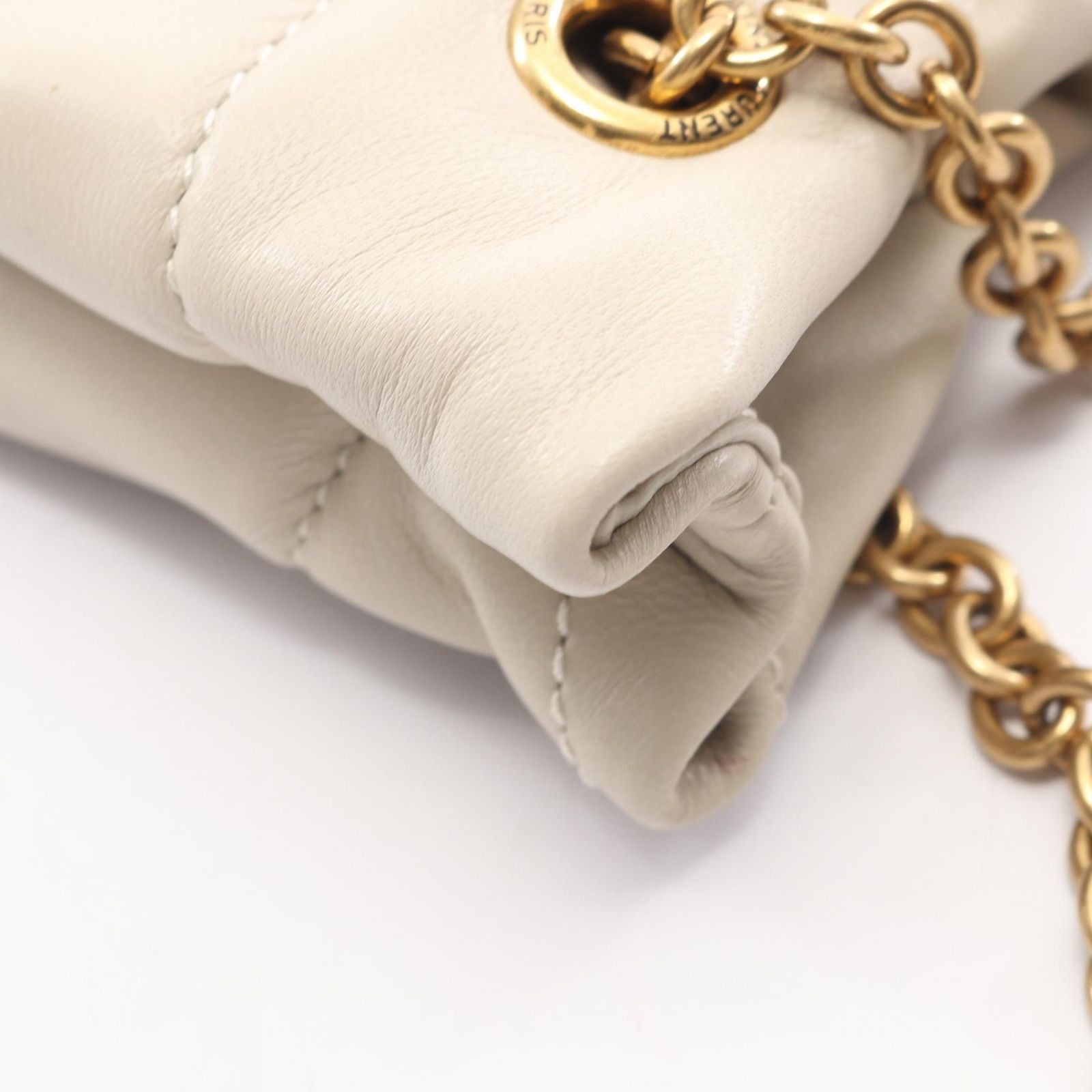 Saint Laurent Paris Shoulder Bag Jamie Ivory Leather — view 7