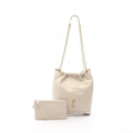 Saint Laurent Paris Shoulder Bag Jamie Ivory Leather