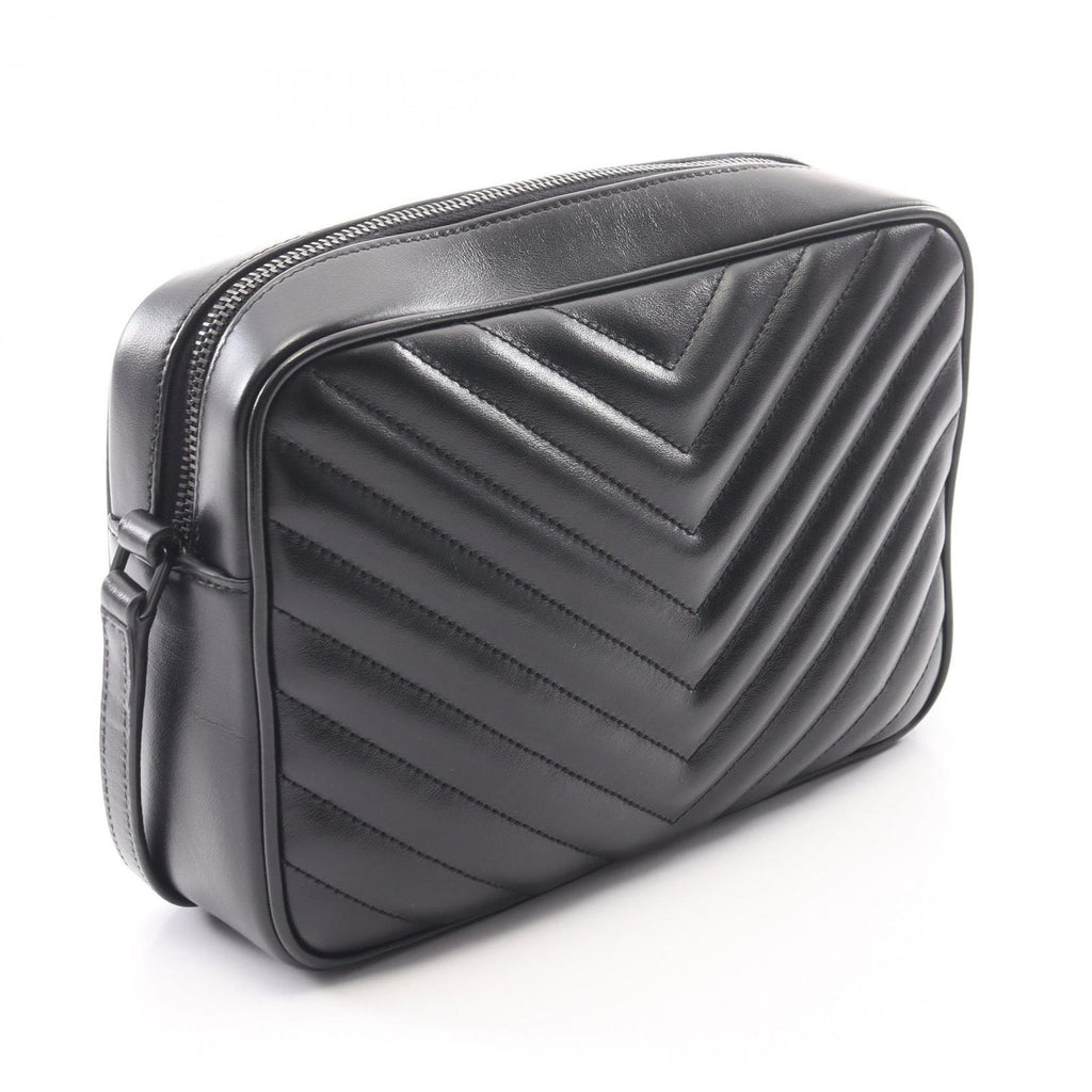 Saint Laurent Paris Shoulder Bag Lou Black Leather — view 2