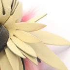 Fendi Charm Fruit Pink Yellow Black Leather Pineapple Bag — view 4
