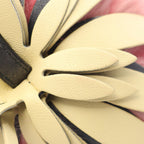 Fendi Charm Fruit Pink Yellow Black Leather Pineapple Bag — view 5
