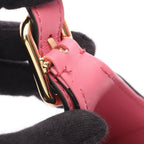 Prada Shoulder Bag Cles Pink Leather — view 5