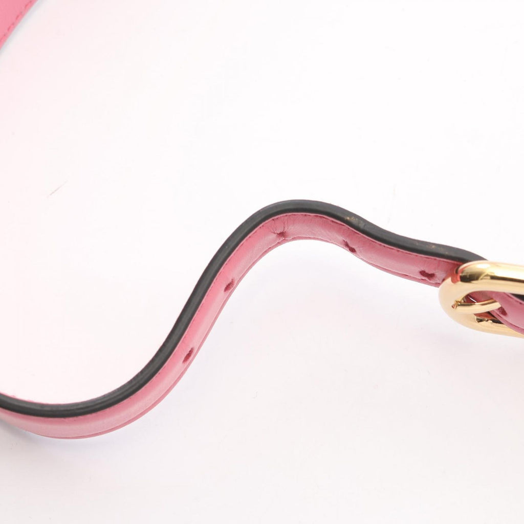 Prada Shoulder Bag Cles Pink Leather — view 6