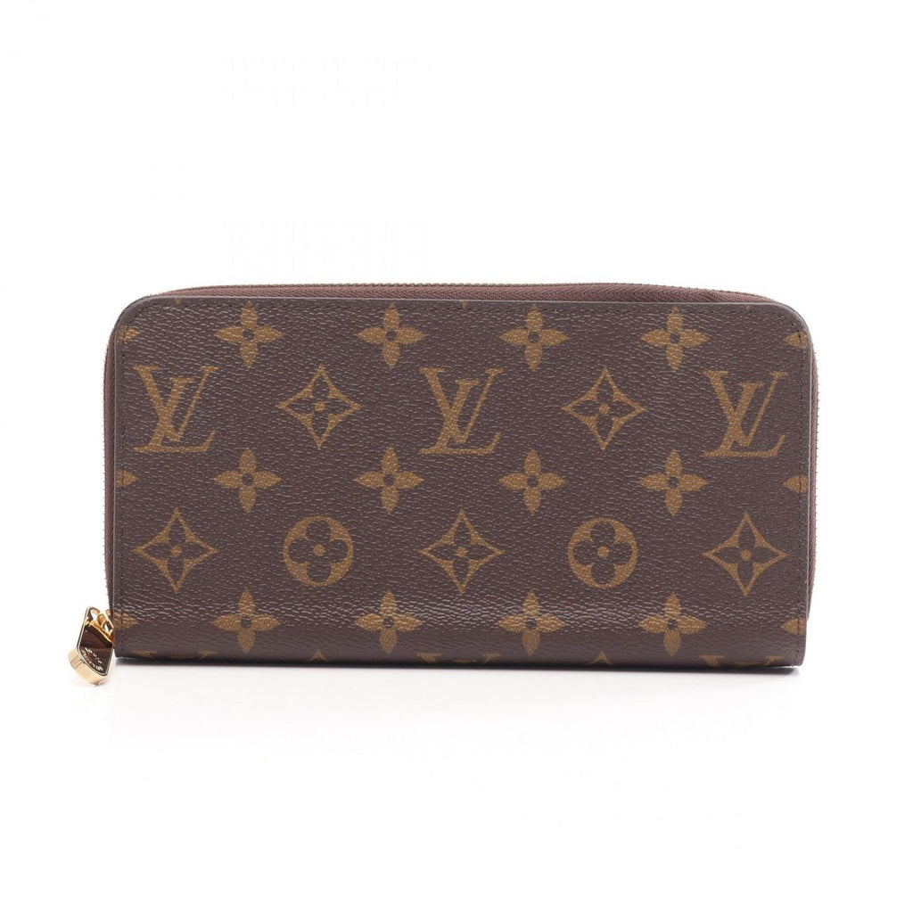 Louis Vuitton Round Wallet Zippy Monogram Rose Ballerine Canvas Leather