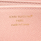 Louis Vuitton Round Wallet Zippy Monogram Rose Ballerine Canvas Leather — view 4