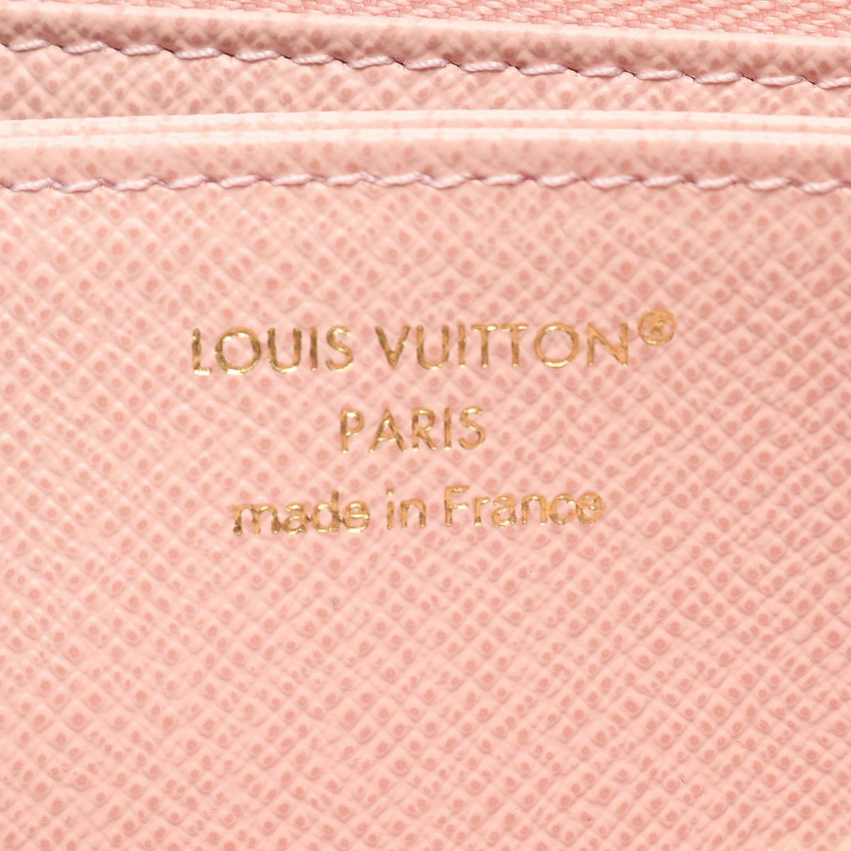 Louis Vuitton Round Wallet Zippy Monogram Rose Ballerine Canvas Leather — view 4