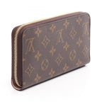 Louis Vuitton Round Wallet Zippy Monogram Rose Ballerine Canvas Leather — view 2