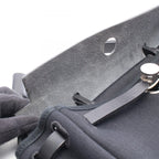 Hermes Herbag Zip PM Letourne 2-Way Black Canvas Leather Alebag Handbag — view 6