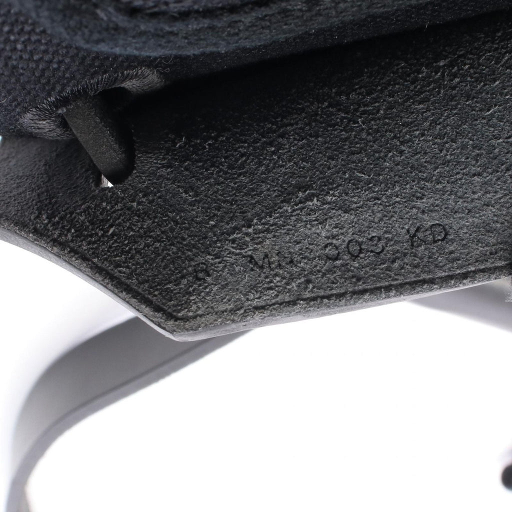 Hermes Herbag Zip PM Letourne 2-Way Black Canvas Leather Alebag Handbag — view 5
