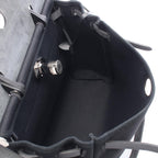 Hermes Herbag Zip PM Letourne 2-Way Black Canvas Leather Alebag Handbag — view 3