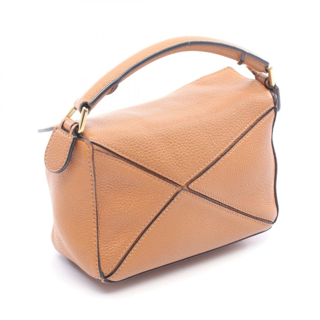 Loewe Puzzle Edge Mini 2-Way Brown Leather Bag — view 2
