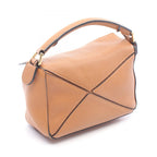Loewe Puzzle Edge Mini 2-Way Brown Leather Bag — view 2