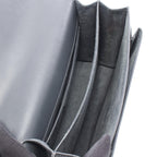Saint Laurent Paris Shoulder Bag Sunset Dark Gray Leather — view 3