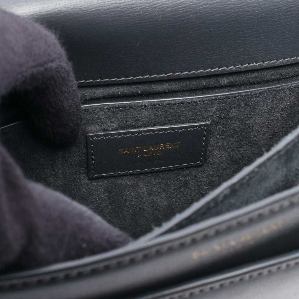 Saint Laurent Paris Shoulder Bag Sunset Dark Gray Leather — view 4