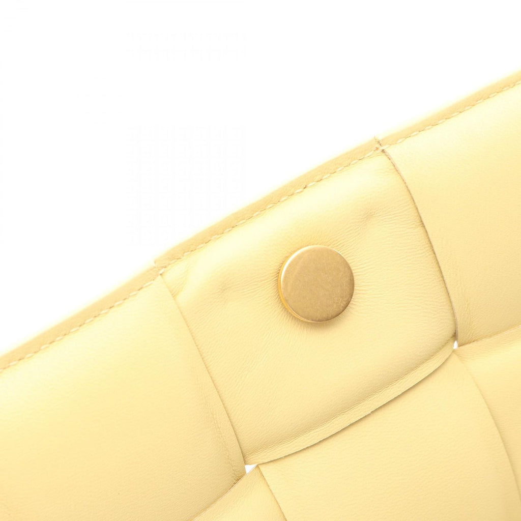 Bottega Veneta Shoulder Bag Padded Cassette Yellow Leather — view 5